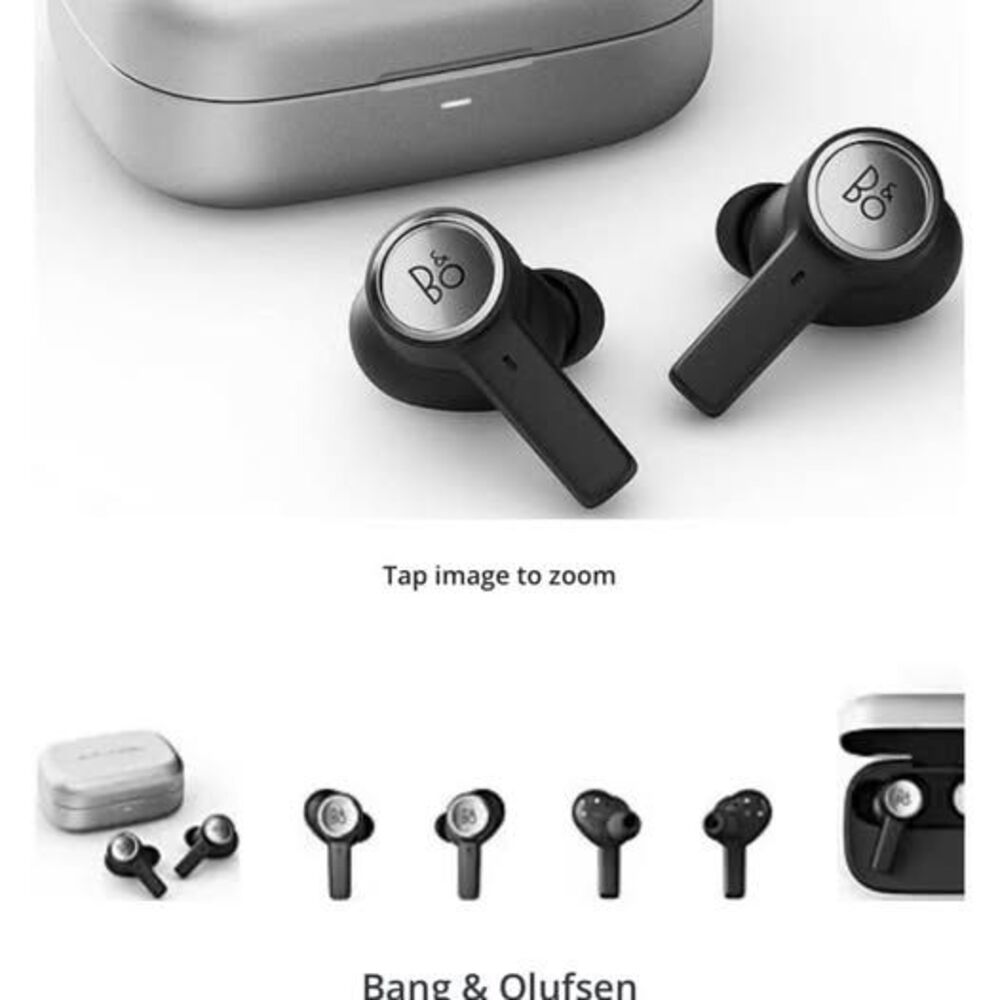 NEW IN BOX Bang & Olufsen Beoplay Eleven Premium Wireless in-Ear Earbuds with Bl